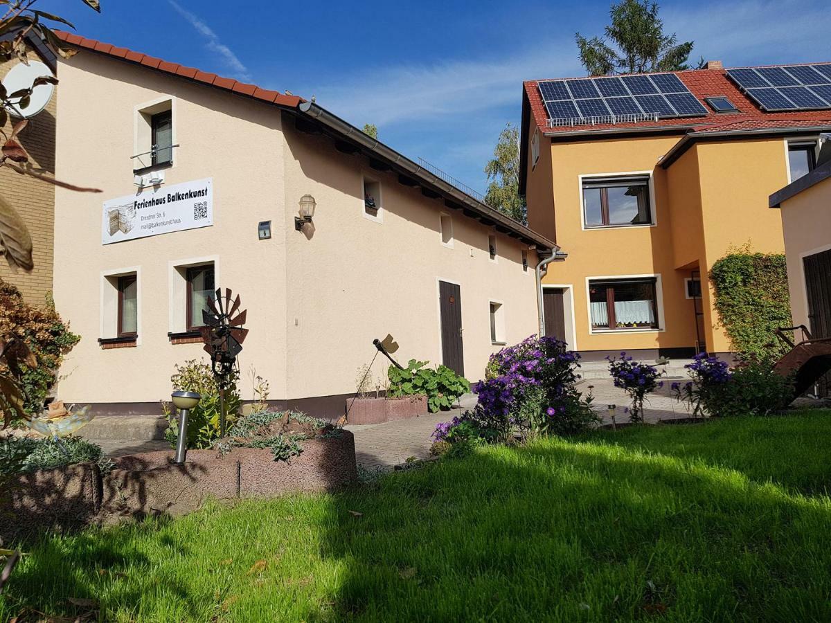 Ferienhaus Balkenkunst Radebeul Exteriör bild